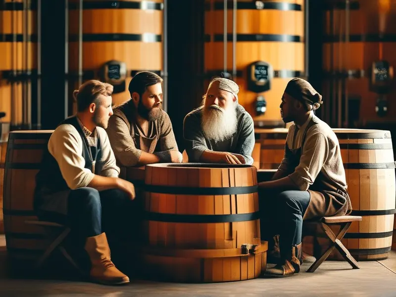 酿酒师在酿酒技术吧讨论传统与现代酿酒工艺