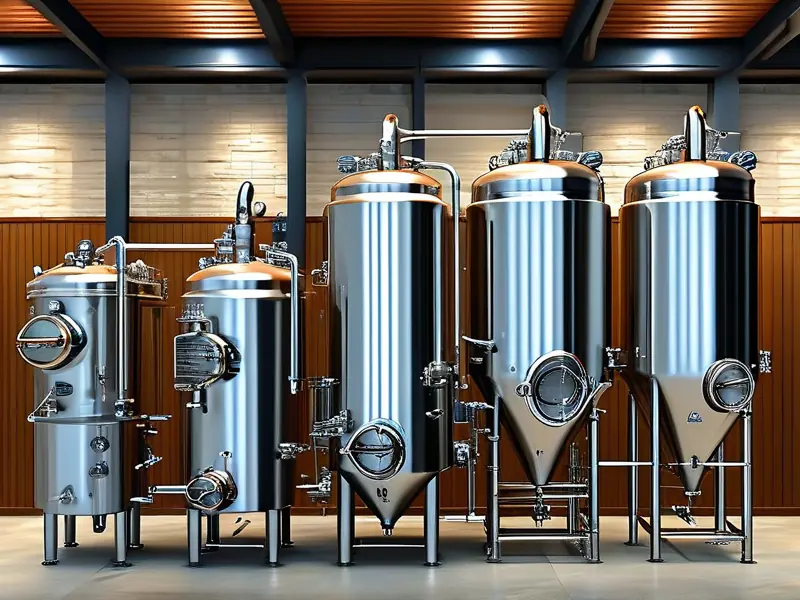 传统与现代酿酒设备工艺对比图