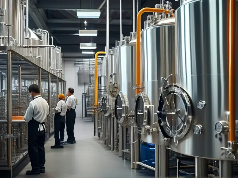 优质酿酒设备厂家生产车间实景展示