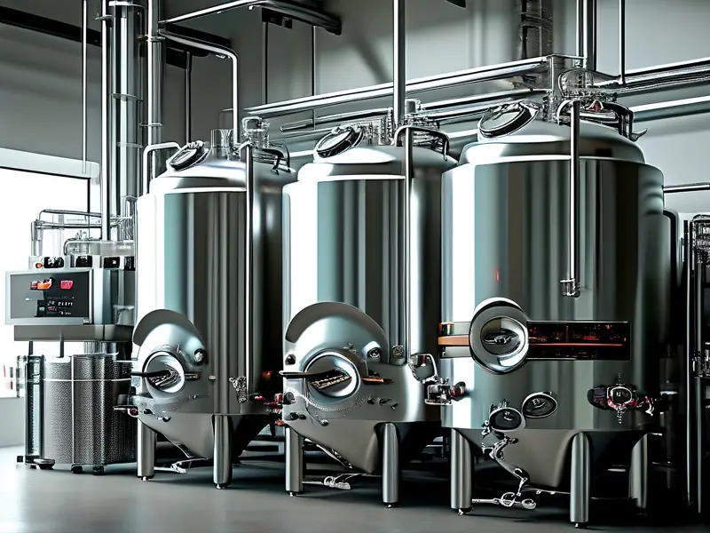 现代化酿酒设备展示