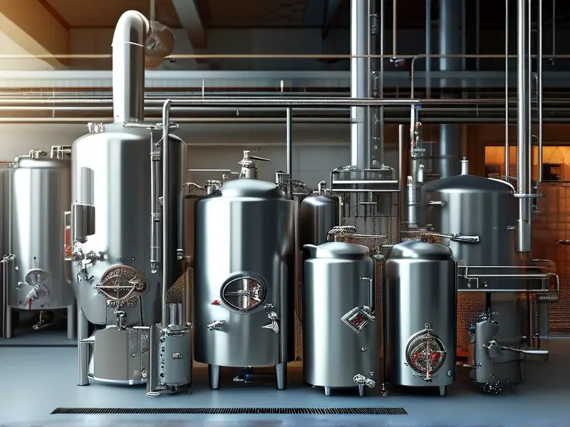现代酿酒设备在酒厂中的使用场景