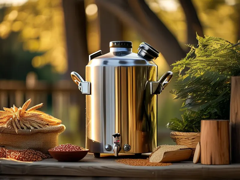 小型200斤不锈钢酿酒设备实拍图