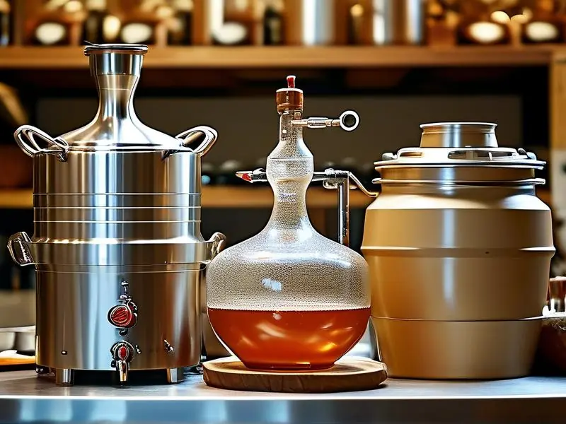 多种酿酒设备展示