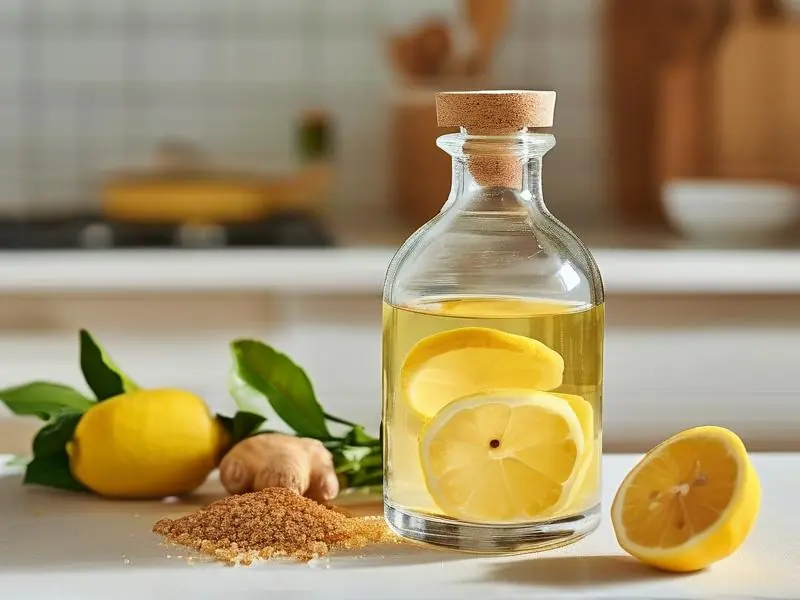 自制柠檬酒原料准备过程