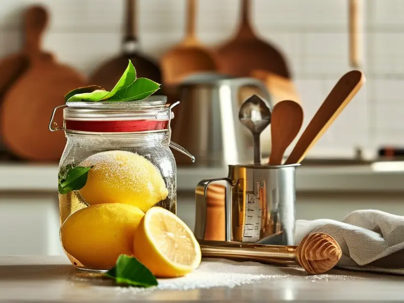 柠檬做酒的材料准备过程