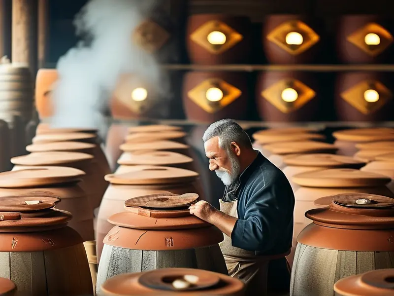 浓香型白酒传统发酵工艺现场