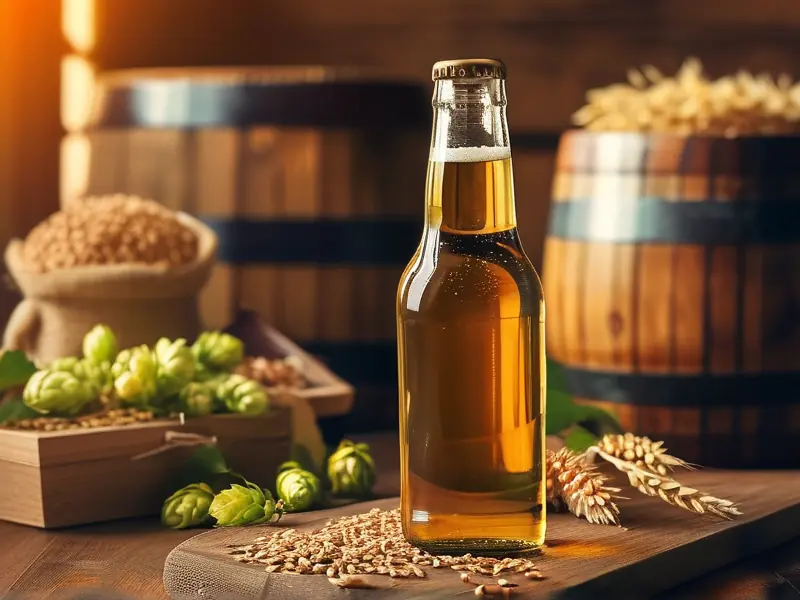 自制皮酒原料与成品展示图