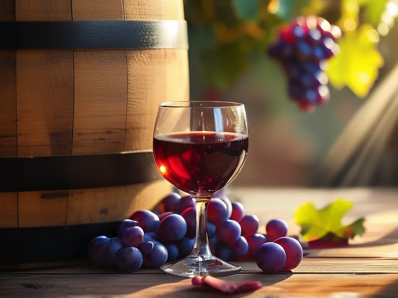 葡萄酒发酵过程实拍图