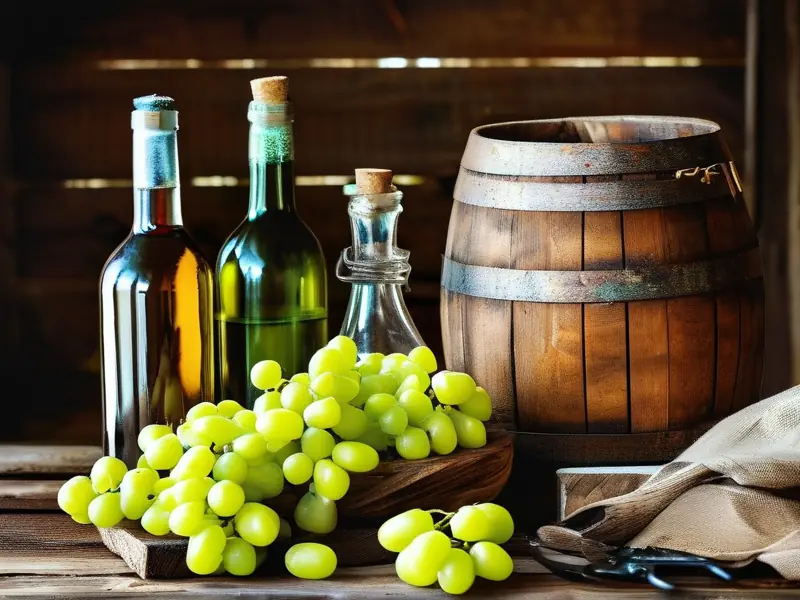 家庭自酿葡萄酒的原料准备过程
