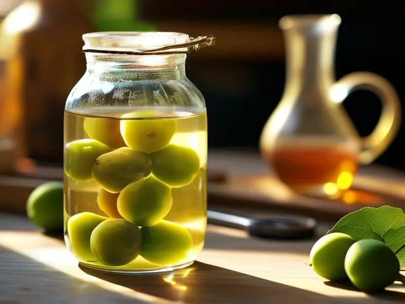 青梅酿酒原料与器具准备过程实拍