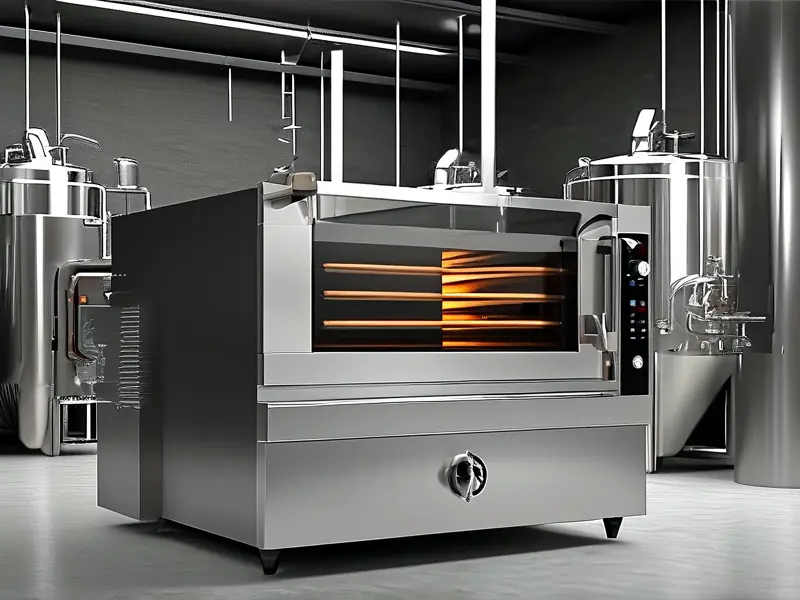 全自动化烤酒设备工作实景图