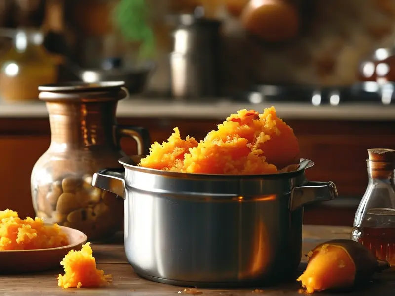 家庭自制红薯酒的原料准备过程