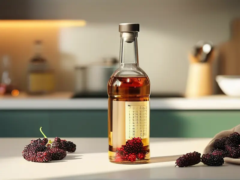 桑葚泡酒制作过程展示