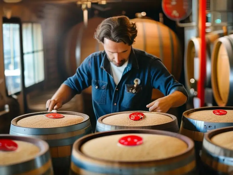 生料酿酒发酵过程监控实拍图