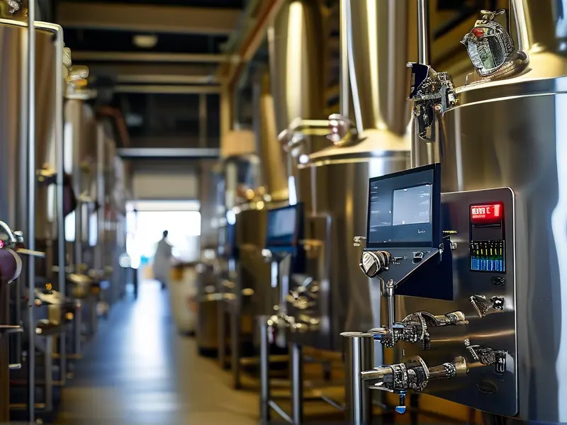 生物酿酒设备实景工作照片