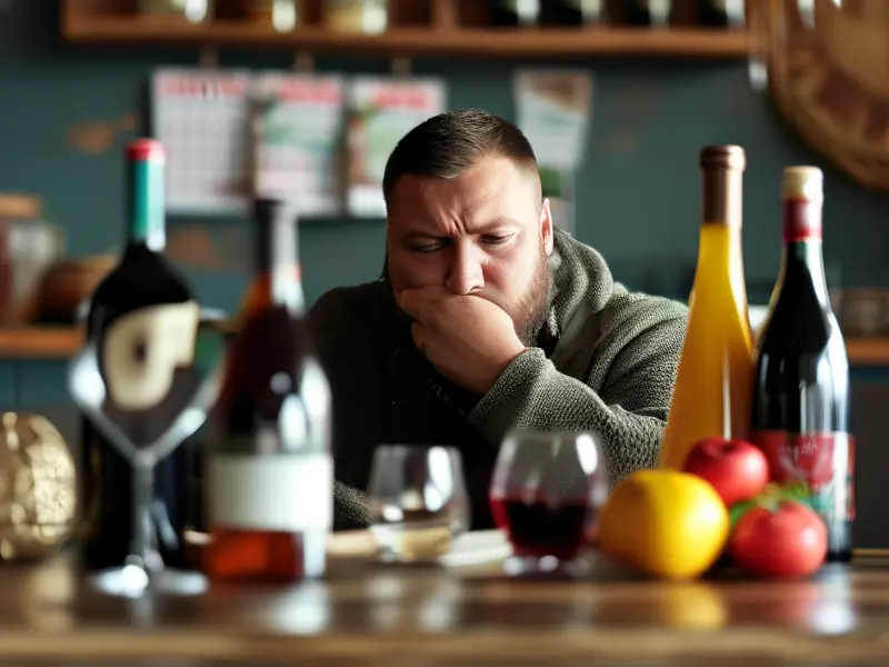 戒酒者面对酒精诱惑时的内心挣扎