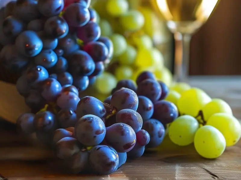 酿酒葡萄与食用葡萄对比图