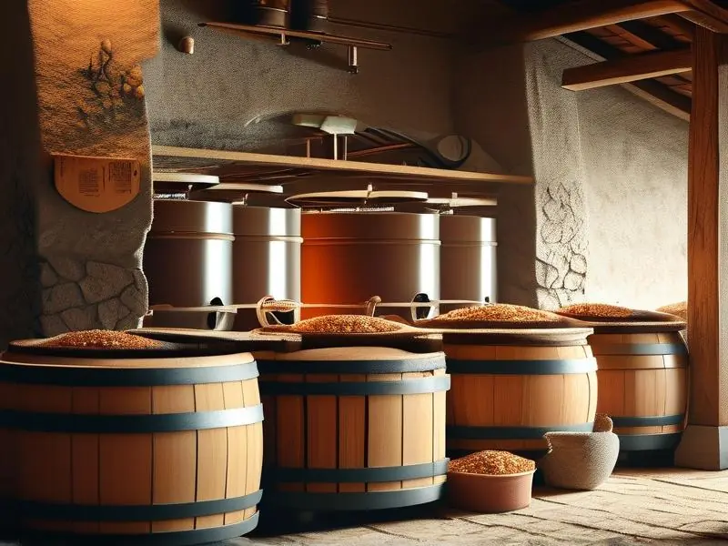 传统固态发酵酿酒工艺展示