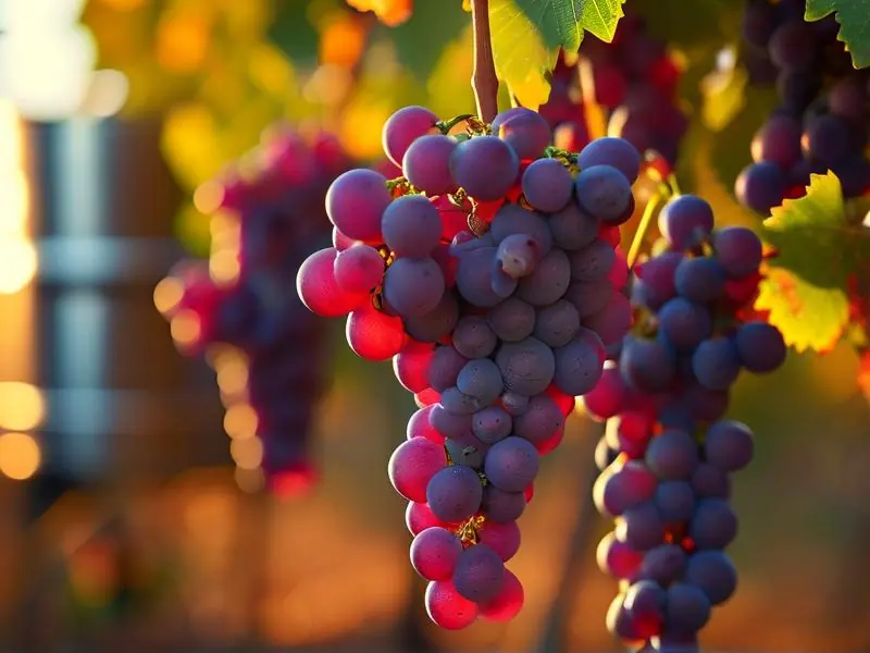 桃红酒酿造原料采摘与发酵设备实景