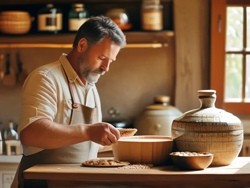 甜白酒制作过程实拍图