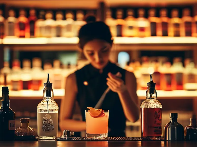 合肥调酒培训学校学员实践课