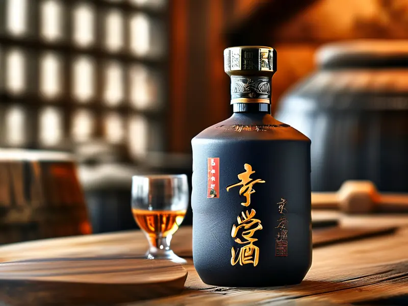 文登学50度浓香型白酒展示