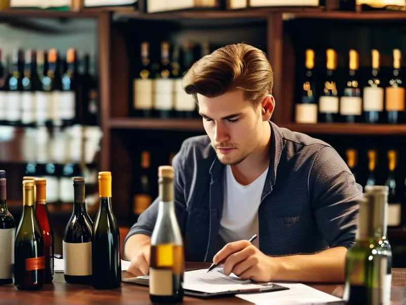 研究酒代理的年轻人