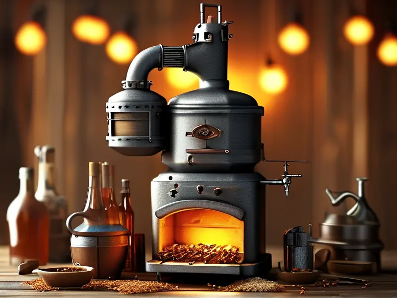 小型烤酒设备展示图