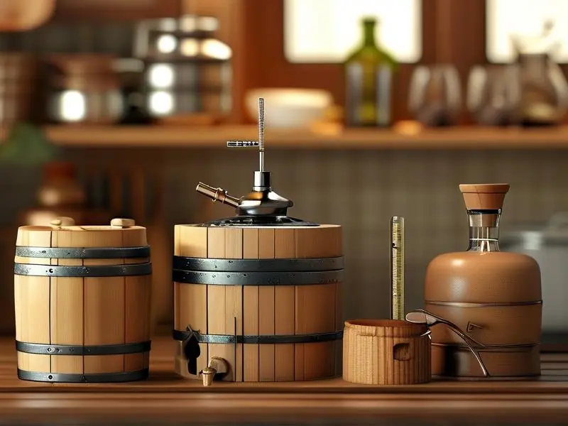 家用小型酿酒工具套装展示