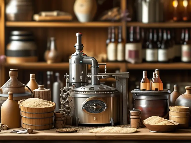 小型酿酒设备实际操作场景