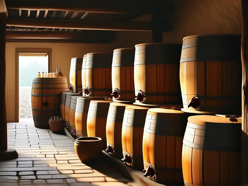 传统小作坊酿酒实景展示