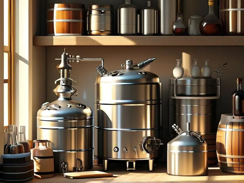 小型酿酒作坊必备设备展示