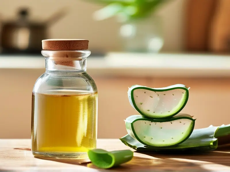 新鲜芦荟酒制作过程展示