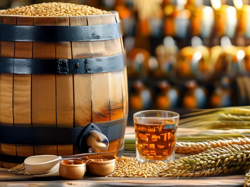 不同粮食酿酒出酒率对比图