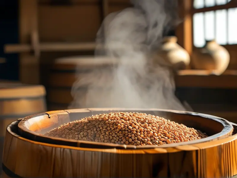 高粱酒传统蒸馏过程实拍