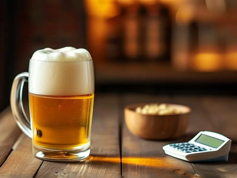 精酿啤酒与热量测量工具