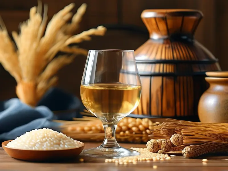 粮食酒和勾兑酒对比图