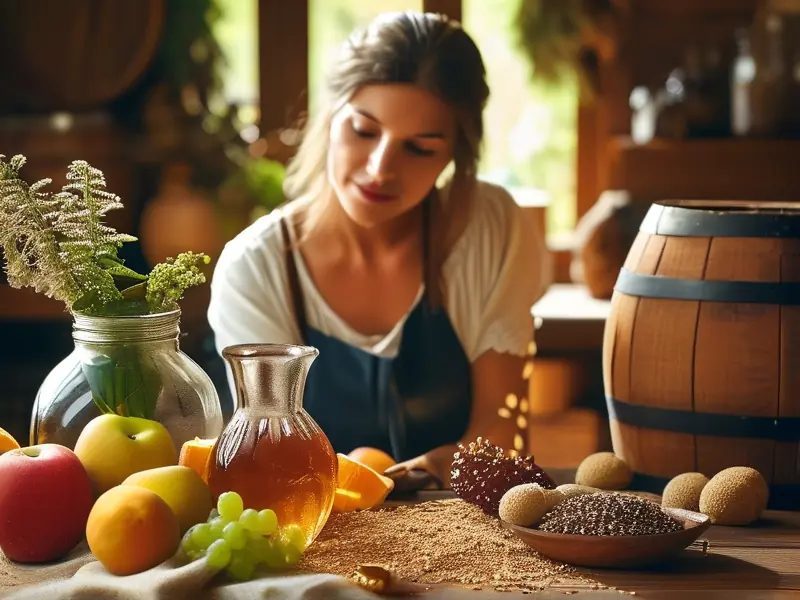家庭酿酒师用酵母制作果酒的步骤演示
