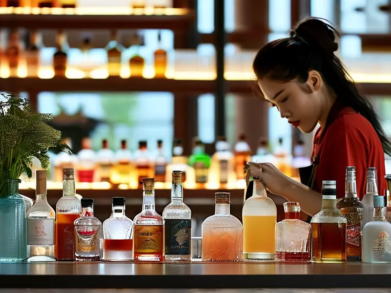 浙江调酒培训学校学员实践课