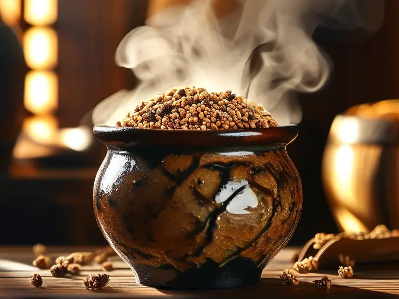 芝麻香酒传统发酵过程实景