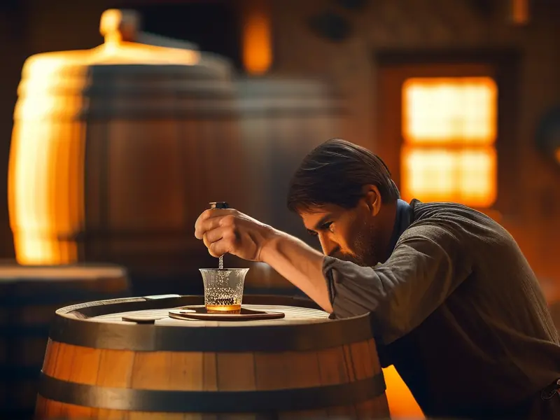 专业酿酒师测量家酿白酒度数