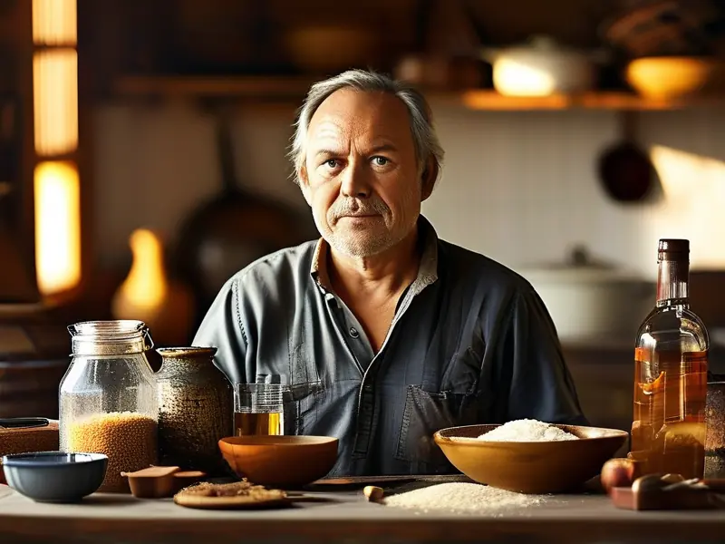 家庭自酿纯粮食酒过程实拍