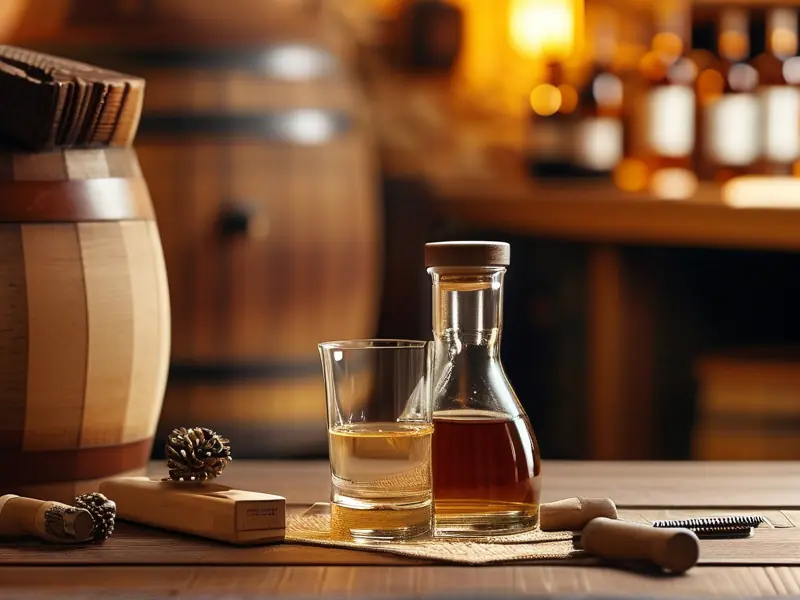 自酿白酒勾兑过程实拍