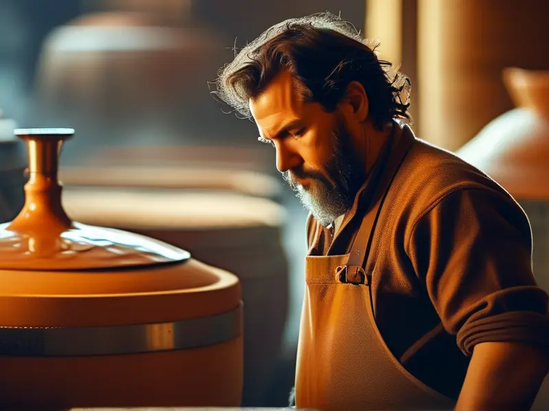 传统白酒酿造过程实拍图