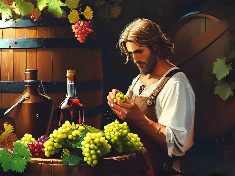 家庭自酿葡萄酒准备过程