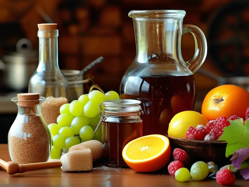 自制果酒所需材料和工具展示
