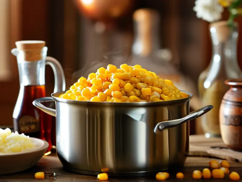 自制玉米酒制作过程展示