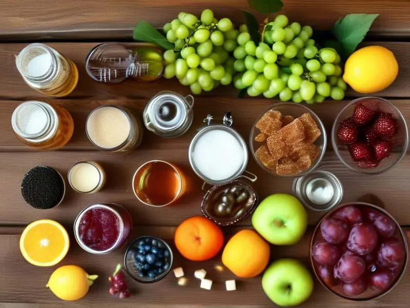 自酿果酒所需材料展示