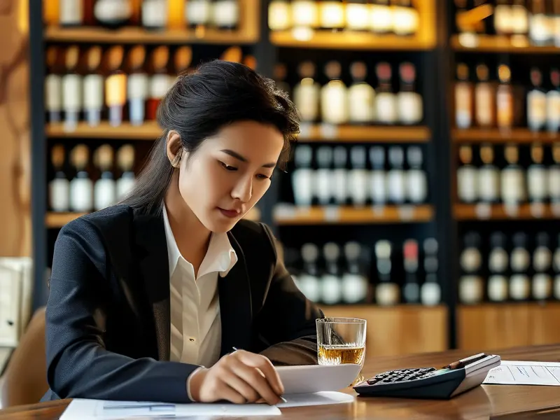 白酒代理商核算代理成本场景