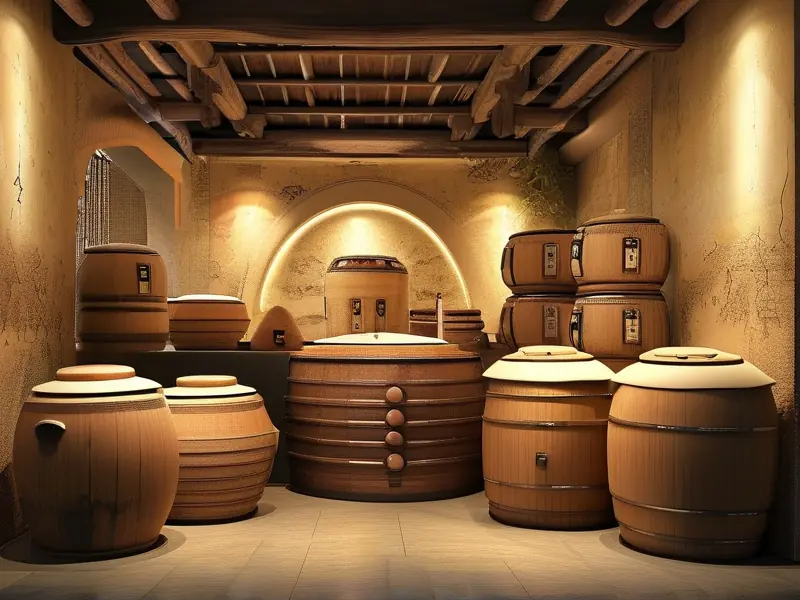 黄酒酿造工艺流程实拍图